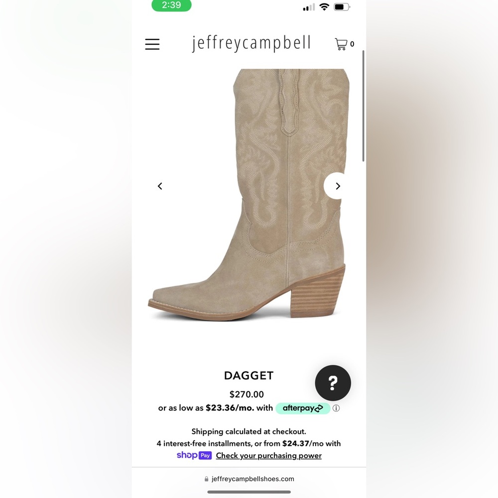 Cowgirl boots! Size 8